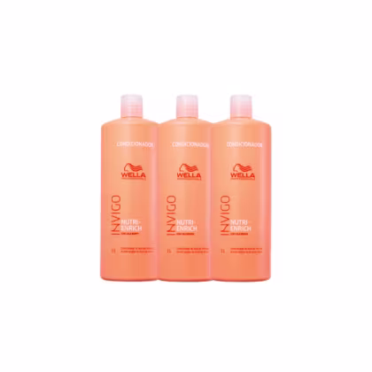 Imagem do produto KitCondicionador Invigo Nutri-Enrich 1L 3un- Wella Professional
