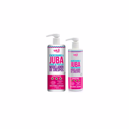 Imagem do produto Kit Encrespando a Juba Creme de Pentear 1L e 500ml - Widi Care