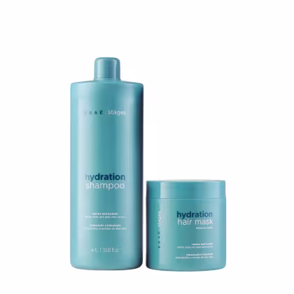 Imagem do produto Kit Braé Stages Hydration - Shampoo 1L + Máscara 500g