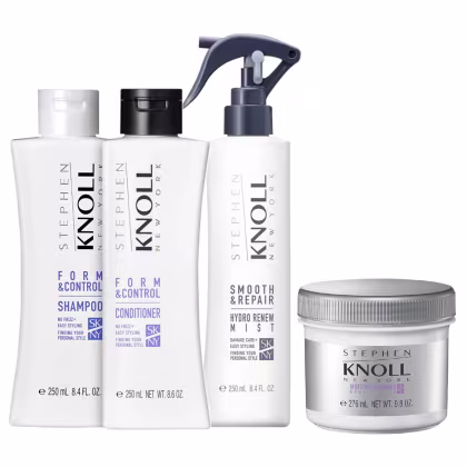 Imagem do produto Kit Stephen Knoll Form & Control - Shampoo 250ml + Condicionador 250ml + Máscara Damage 276ml + Leave-in Smooth 250ml