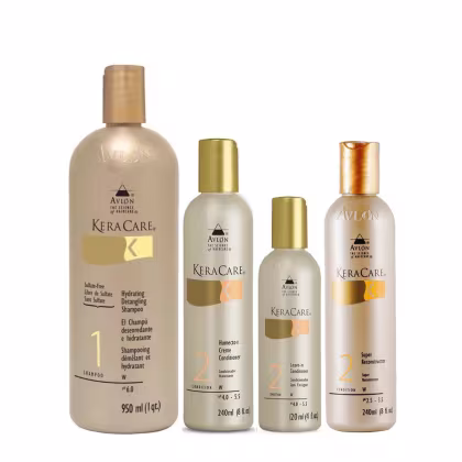 Imagem do produto Kit Avlon KeraCare - Shampoo Hydrating 950ml + Condicionador Humecto 240ml + Super Reconstrutor 240ml + Leave-in 120ml