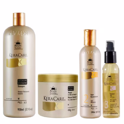 Imagem do produto Kit Avlon KeraCare Intensive Restorative- Shampoo 950ml + Máscara 450g + Super Reconstrutor 240ml + Óleo Essencial 120ml
