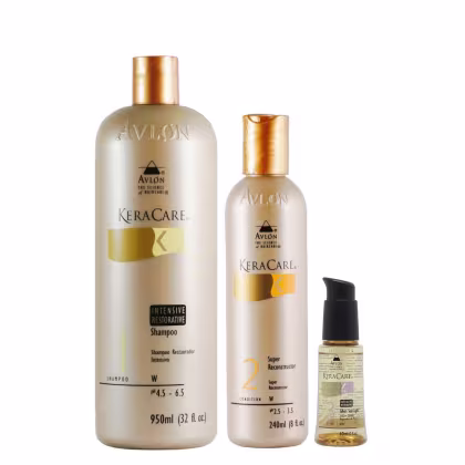 Imagem do produto Kit Avlon KeraCare Intensive Restorative - Shampoo 950ml + Super Reconstrutor 240ml + Silken Seal 60ml