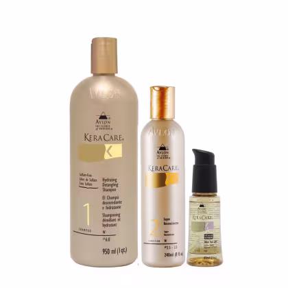 Imagem do produto Kit Avlon KeraCare - Shampoo Hydrating 950ml + Super Reconstrutor 240ml + Silken Seal 60ml