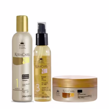 Imagem do produto Kit Avlon KeraCare Intensive Restorative - Shampoo 240ml + Máscara 180g + Óleo Essencial 120ml
