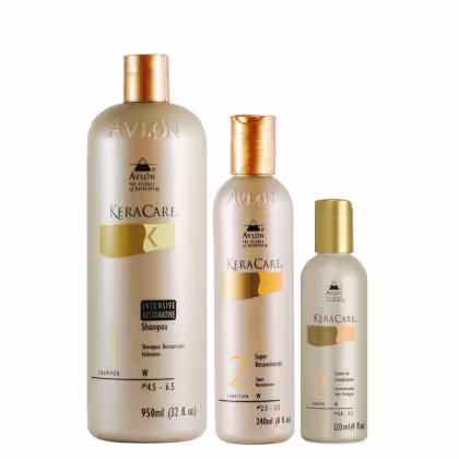 Imagem do produto Kit Avlon KeraCare - Shampoo Hydrating 950ml + Super Reconstrutor 240ml + Leave-in 120ml