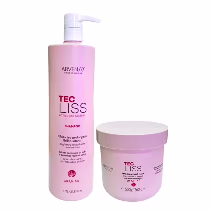 Imagem do produto Kit Arvensis Tec Liss - Shampoo 1L + Máscara 500g