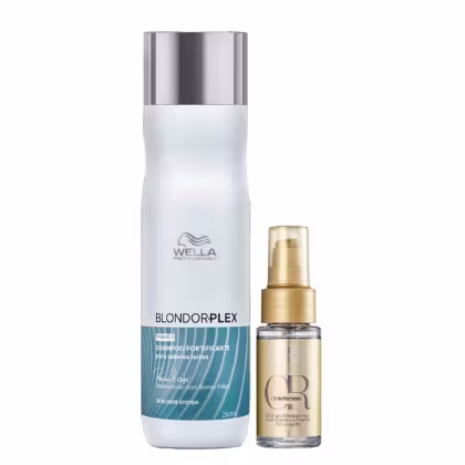 Imagem do produto Kit Wella Professionals BlondorPlex - Shampoo 250ml + Oil Reflections 30ml
