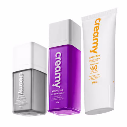 Imagem do produto Kit Creamy Eye Cream + Retinol + Watery Lotion Protetor Solar (3 Produtos)