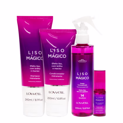 Imagem do produto Kit Lowell Keeping Liss Liso Mágico Full (4 Produtos)
