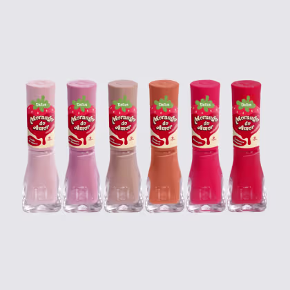 Imagem do produto Kit Esmaltes Dailus - Coleção Morango do Amor (6 esmaltes)