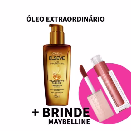 Imagem do produto Óleo Capilar Elseve Extraordinário 100ml + Brinde GLOSS LABIAL TOPAZ