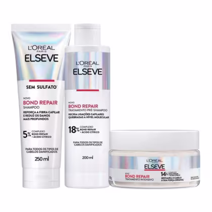 Imagem do produto Kit Elseve Bond Repair (Shampoo+Condicionador+Máscara)