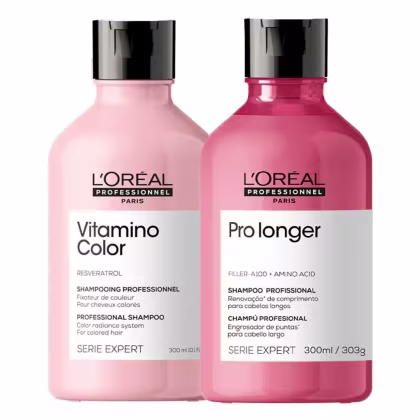 Imagem do produto Combo L'Oréal Manutenção de Cor e Renovação de Fios (2 Produtos)