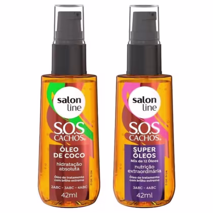 Imagem do produto Kit Salon Line SOS Cachos Super Óleos + Óleo de Coco 42ml