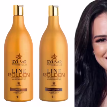 Imagem do produto Kit Shampoo E Condicionador Line Golden 1l Dyusar