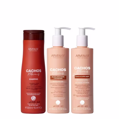 Imagem do produto Kit Arvensis Cachos Naturais - Shampoo + Geleia Light & Leave-In Light 300ml