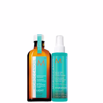 Imagem do produto Kit Moroccanoil Óleo Capilar Light 100ml + Leave in 160ml