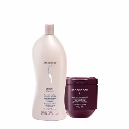 Imagem do produto Kit Senscience Smooth - Shampoo 1L + Inner Restore Intensif  500ml