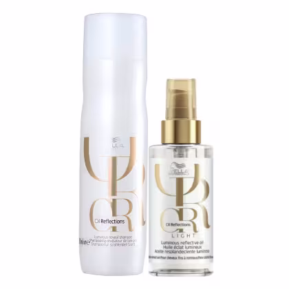 Imagem do produto Kit Wella Professionals Oil Reflections Luminous Shampoo & Óleo Light (2 Produtos)