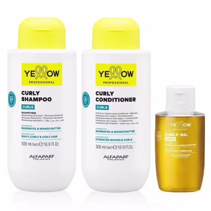 Imagem do produto Kit Yellow Curls - Shampoo & Condicionador 500ml + Óleo 100ml