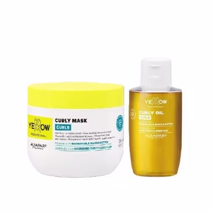 Imagem do produto Kit Yellow Curls - Máscara 300ml + Óleo 100ml