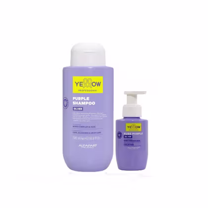 Imagem do produto Kit Yellow Purple Silver - Shampoo 500ml + Pure Sérum 100ml