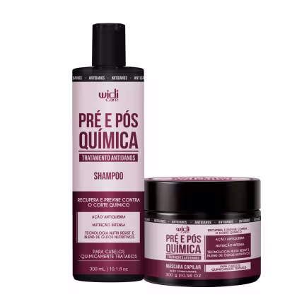 Imagem do produto Kit Widi Care Pré e Pós Química Shampoo + Máscara