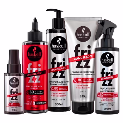 Imagem do produto Frizz Cancelado Kit Haskell Completo com 5 produtos