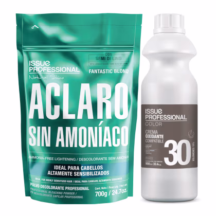Imagem do produto Kit Issue Professional - Fantastic Blonde 700g + Ox de 30Vol. 900ml