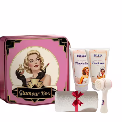 Imagem do produto Kit Presente Glamour Box Skincare e lata rosa