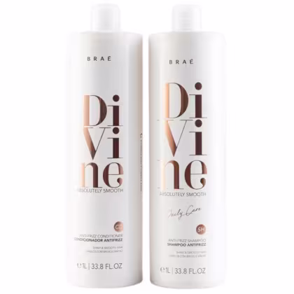 Imagem do produto BRAÉ Divine Kit Shampoo e Condicionador Hidratação Antifrizz 1L