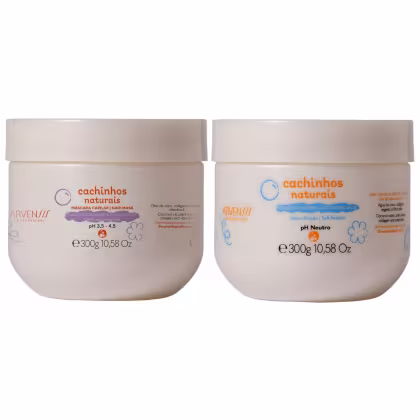 Imagem do produto Kit Gelatina + Mascara Hidratante Arvensis Cachinhos Naturais Infantil Finalização Definição