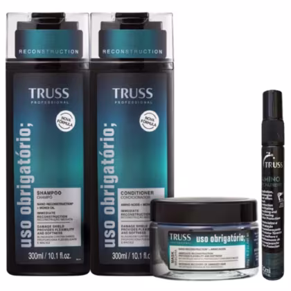 Imagem do produto Kit TRUSS Uso Obrigatório + Caneta Amino 30ml Quarteto (4 Produtos)