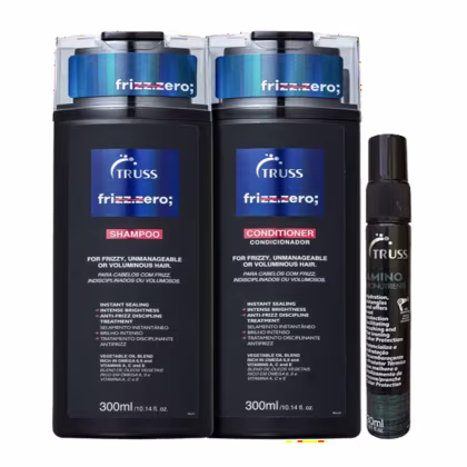 Imagem do produto Kit Truss Frizz Zero + Tratamento Líquido 30ml Trio (3 Produtos)