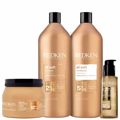 Imagem do produto Kit Redken All Soft Oil Salon New (4 Produtos)