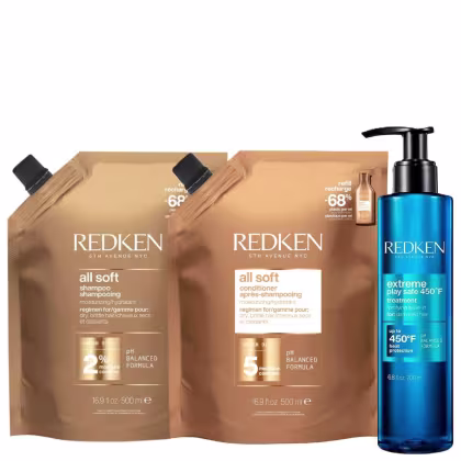Imagem do produto Trio Redken All Soft Play Safe Refil (3 Produtos)