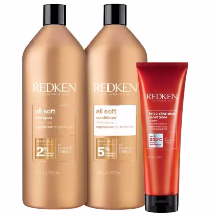 Imagem do produto Trio Redken All Soft Frizz Dismiss  (3 Produtos)