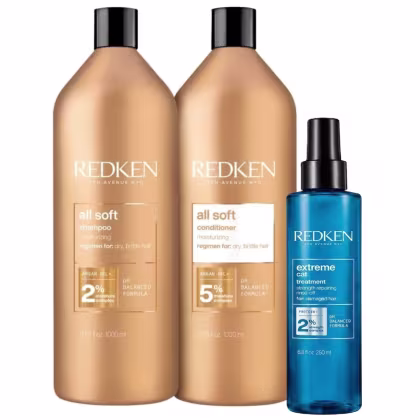 Imagem do produto Trio Redken All Soft Extreme Cat (3 Produtos)