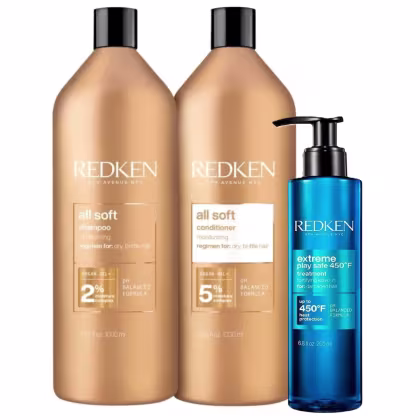 Imagem do produto Trio Redken All Soft Play Safe (3 Produtos)