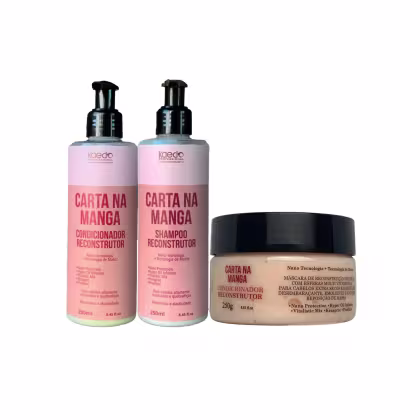 Imagem do produto Kit Kaedo Professional Carta na Manga Shampoo, Condicionador, Máscara