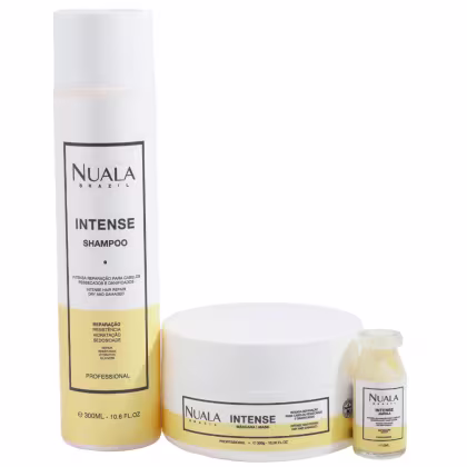 Imagem do produto Kit Nuala Reconstrução Intense Shampoo + Máscara + Ampola (3 Produtos)