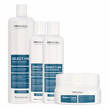 Imagem do produto Kit Prohall Select Care + Select One 1L - 4 Produtos