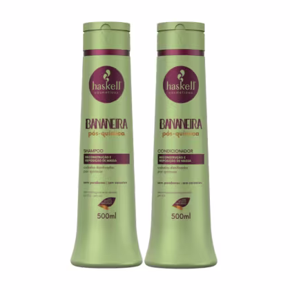 Imagem do produto Kit Haskell Bananeira 500ml SH/COND