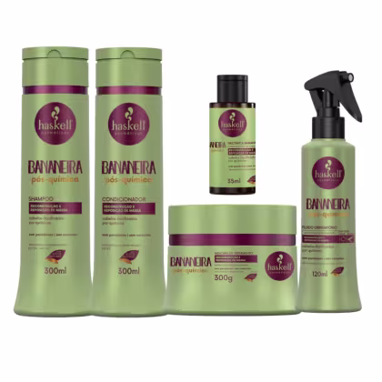 Imagem do produto Kit Haskell Bananeira 300ml Completo