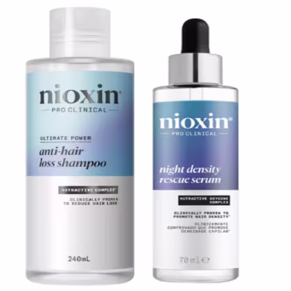 Imagem do produto Kit Nioxin Anti- Hair Loss Shampoo & Night Density Rescue (2 Produtos)