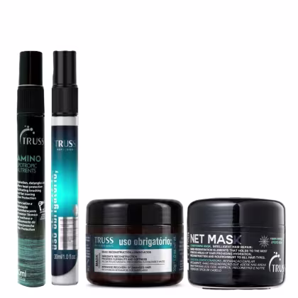 Imagem do produto Quarteto TRUSS Uso Obrigatório Amino Net Mask for Travel (4 Produtos)