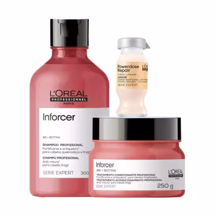 Imagem do produto Trio L'Oréal Professionnel Inforcer Protein Treatment for Home (3 Produtos)
