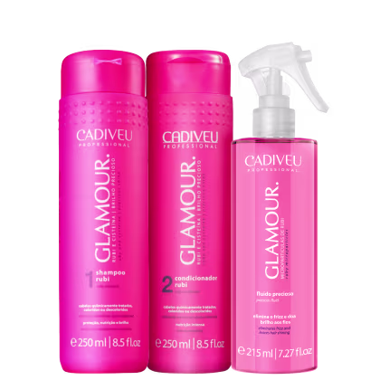 Imagem do produto Kit Cadiveu Professional Glamour Rubi Treatment (3 Produtos)