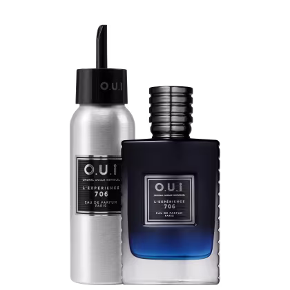 Imagem do produto Kit O.U.i L'Expérience 706 Masculino - Eau de Parfum 75ml + Refil 75ml